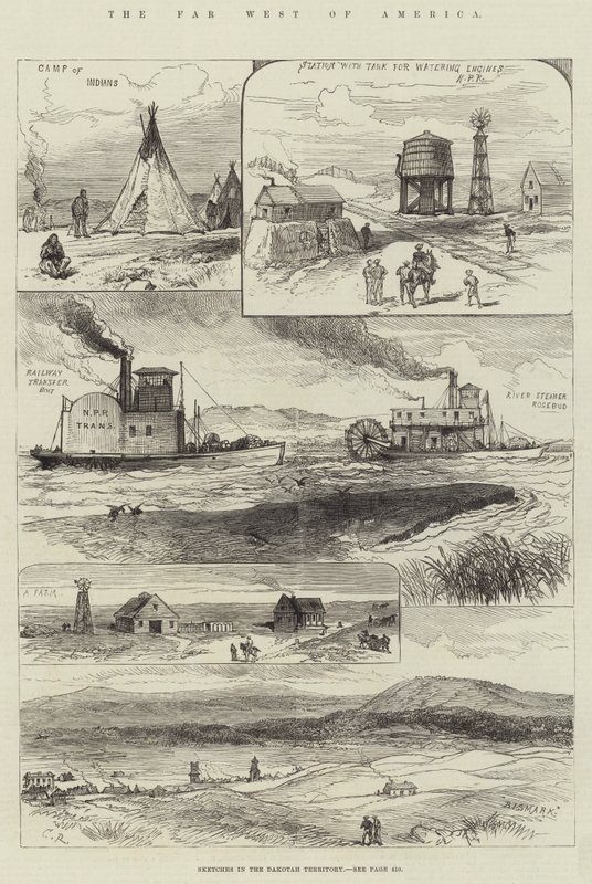 El lejano oeste de América de Sir John Charles Robinson