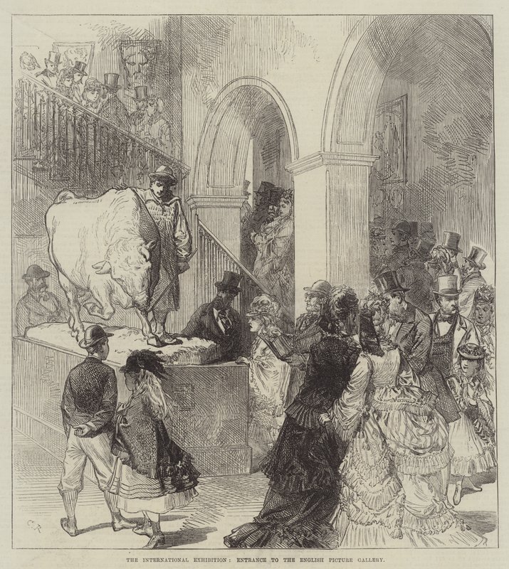 La Exposición Internacional, Entrada a la Galería de Pinturas Inglesas de Sir John Charles Robinson