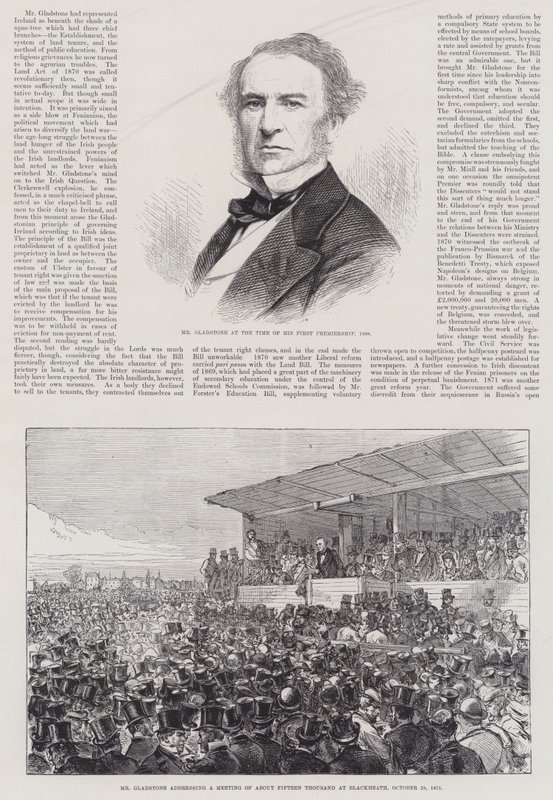 La vida de William Ewart Gladstone de Sir John Charles Robinson