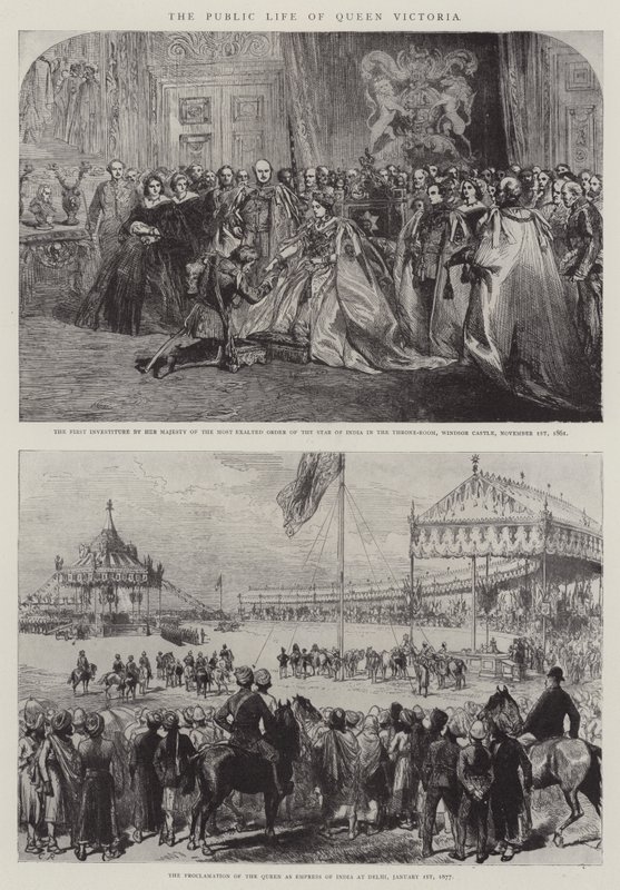 La vida pública de la Reina Victoria de Sir John Charles Robinson