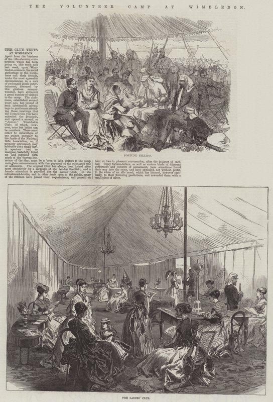 El Campamento de Voluntarios en Wimbledon de Sir John Charles Robinson