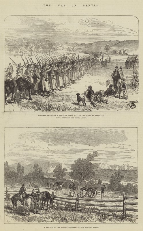 La guerra en Serbia de Sir John Charles Robinson