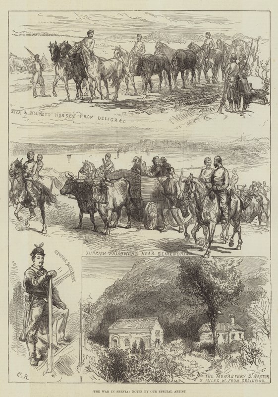 La Guerra en Serbia de Sir John Charles Robinson