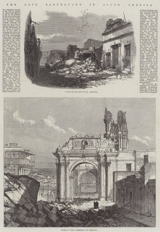 El último terremoto en Sudamérica de Sir John Charles Robinson