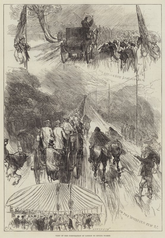 Visita de la Corporación de Londres a Epping Forest de Sir John Charles Robinson