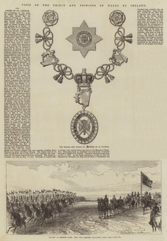 Visita del Príncipe y la Princesa de Gales a Irlanda de Sir John Charles Robinson
