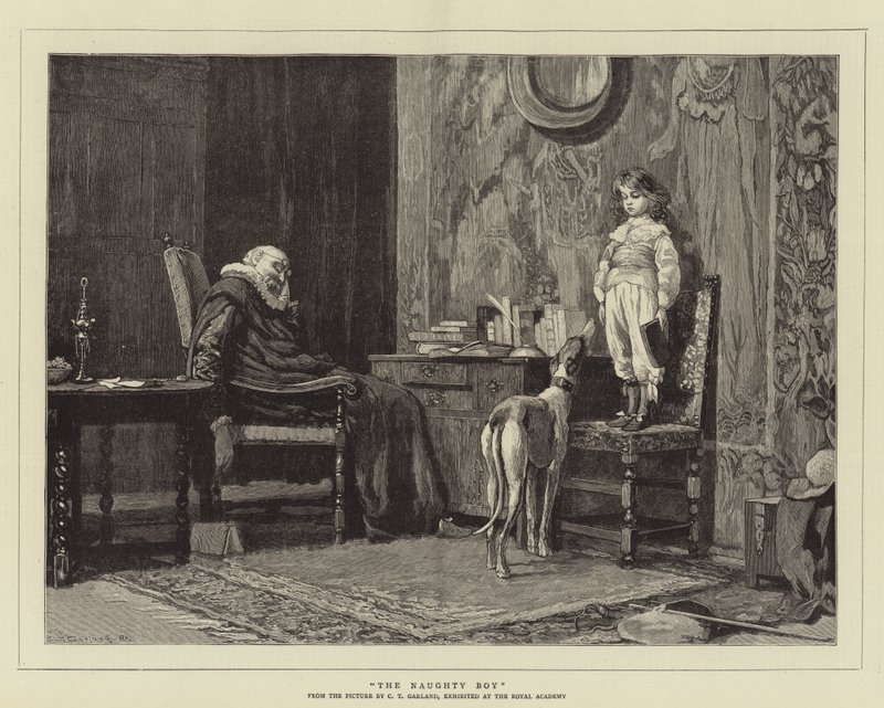El niño travieso de Charles Trevor Garland