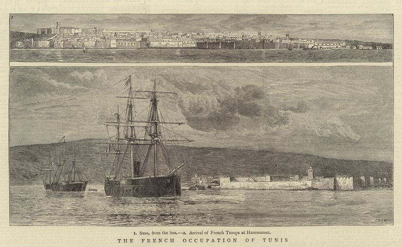 La Ocupación Francesa de Túnez de Charles William Wyllie