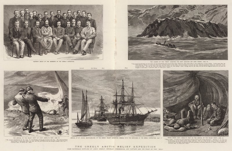 La expedición de socorro ártico de Greely de Charles William Wyllie