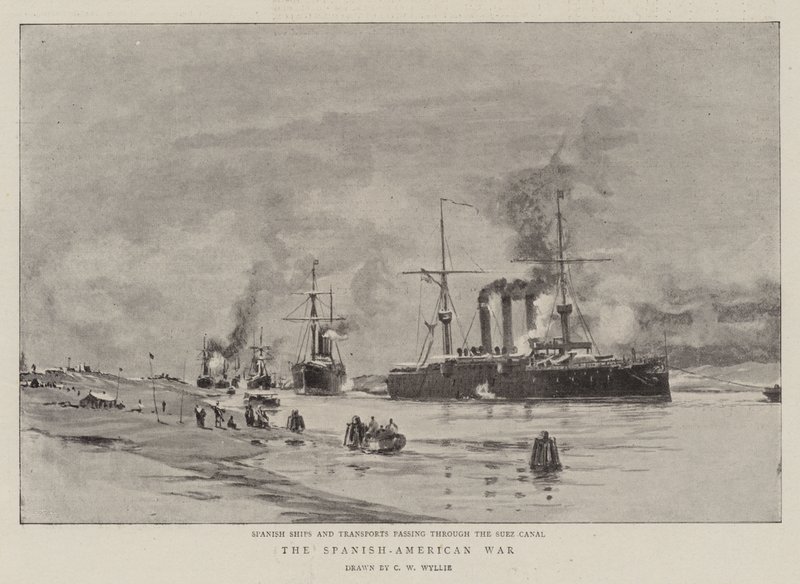 La Guerra Hispanoamericana de Charles William Wyllie