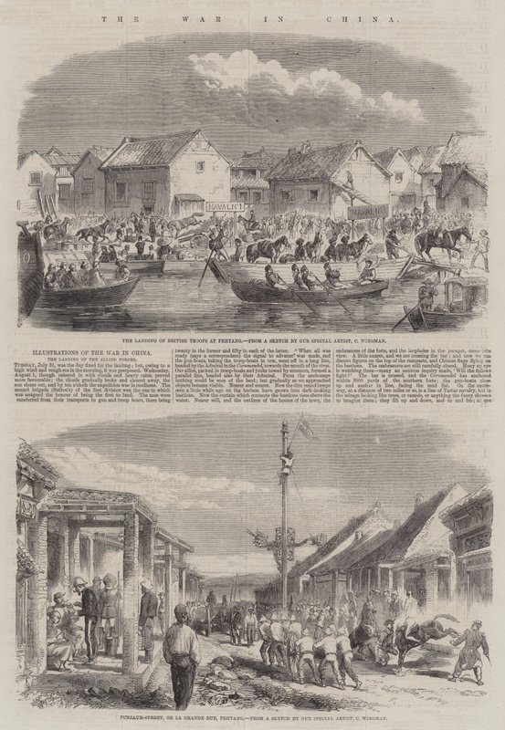 La guerra en China de Charles Wirgman
