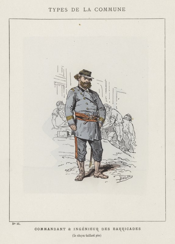 Comandante e Ingeniero de las Barricadas, El ciudadano Gaillard padre de Charles Albert d Arnoux Bertall