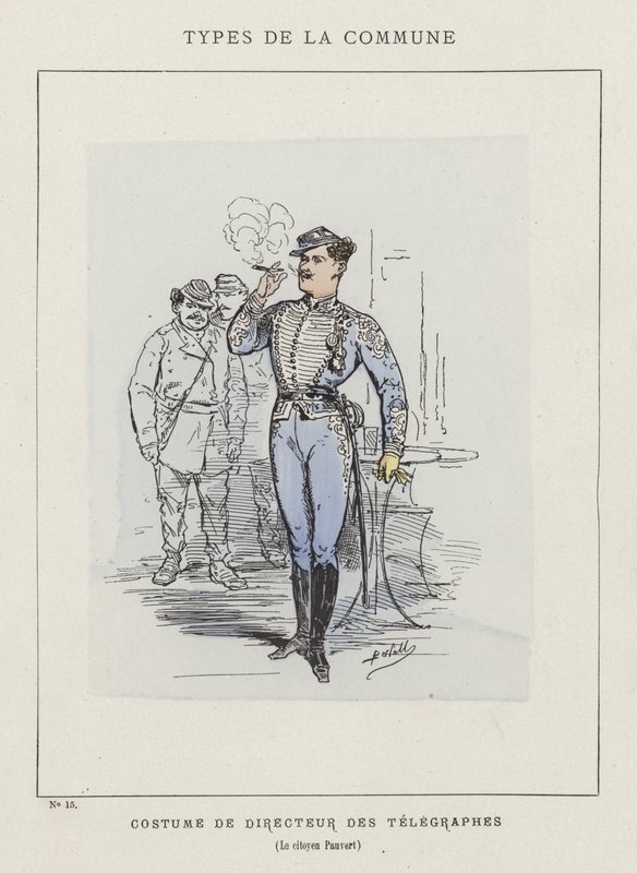 Traje de Director de Telégrafos, El ciudadano Pauvert de Charles Albert d Arnoux Bertall