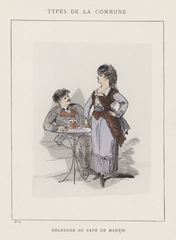 Delegada del Café de Madrid de Charles Albert d Arnoux Bertall