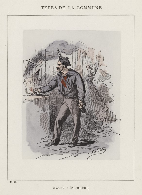 Marinero petrolero de Charles Albert d Arnoux Bertall