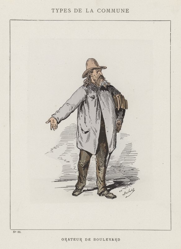 Orador de Boulevard de Charles Albert d Arnoux Bertall