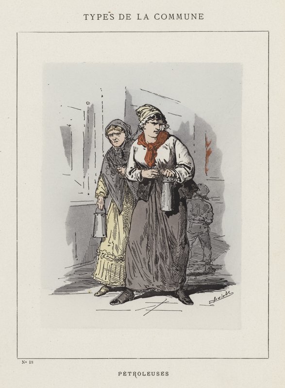 Petroleuses de Charles Albert d Arnoux Bertall