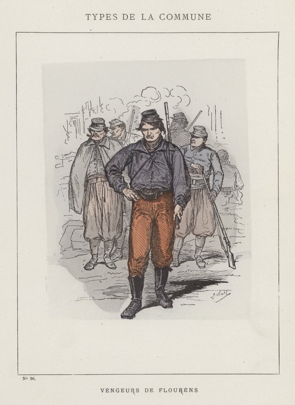 Vengadores de Flourens de Charles Albert d Arnoux Bertall