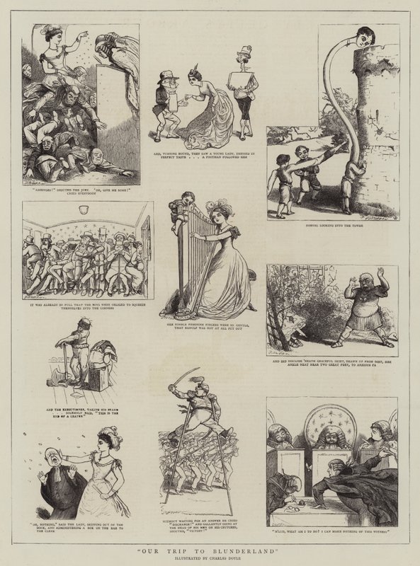 Nuestro Viaje a Blunderland de Charles Altamont Doyle
