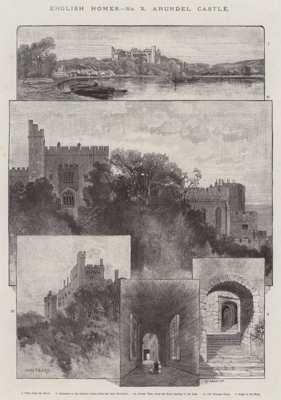 Castillo de Arundel de Charles Auguste Loye