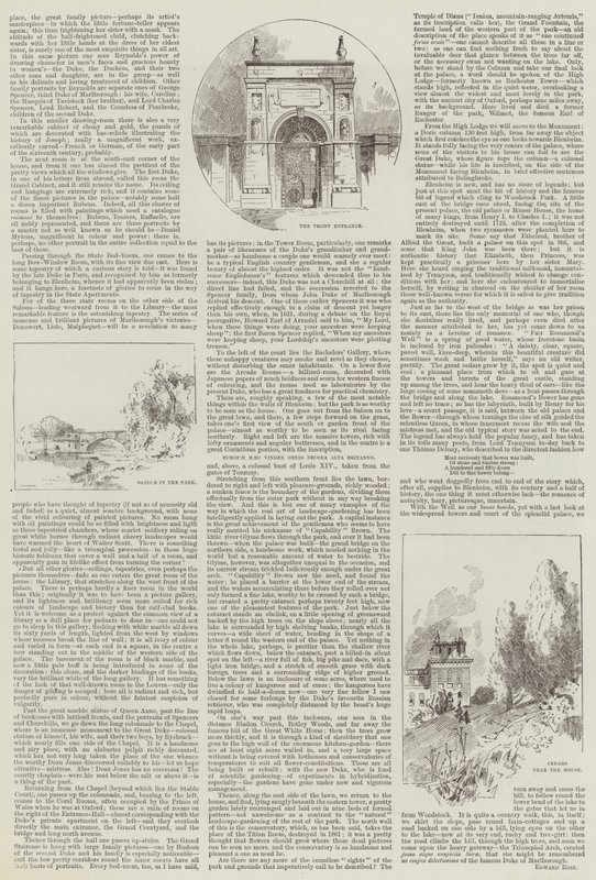 Hogar Inglés, Blenheim de Charles Auguste Loye