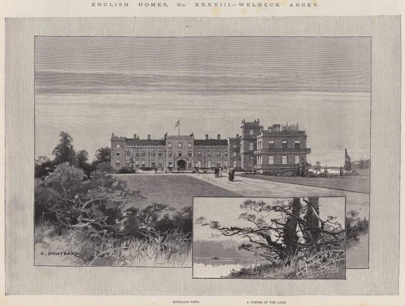 Hogares Ingleses, Abadía de Welbeck de Charles Auguste Loye