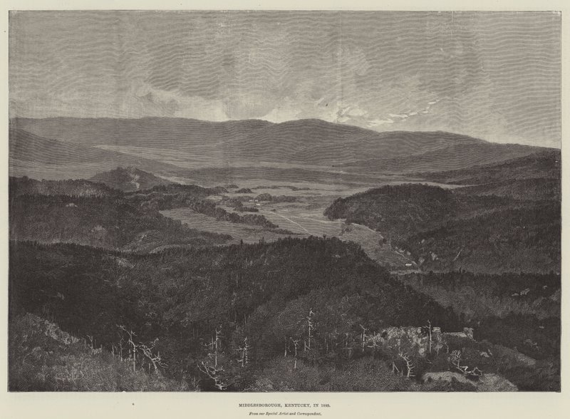 Middlesborough, Kentucky, en 1889 de Charles Auguste Loye