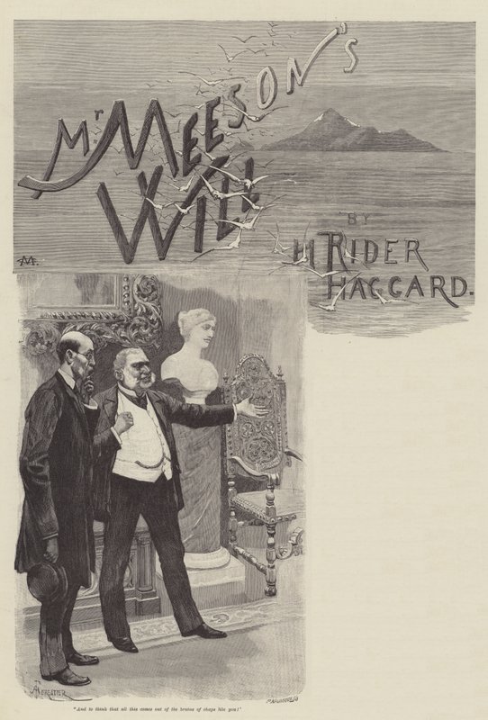 El Testamento del Sr. Meeson, por H. Rider Haggard de Charles Auguste Loye
