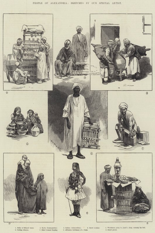 Gente de Alejandría de Charles Auguste Loye