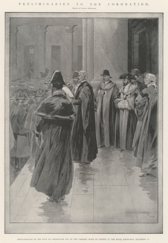 Preliminares a la coronación de Charles Auguste Loye