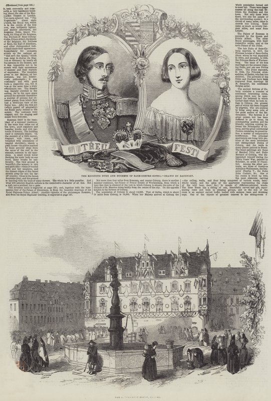 La visita de Su Majestad a Alemania de Charles Baugniet