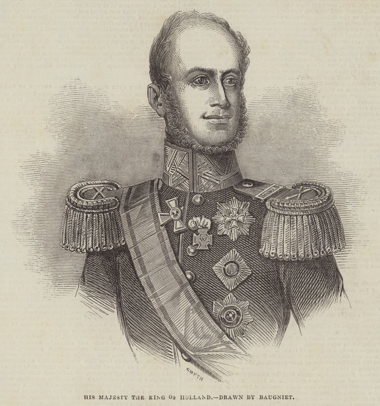 Su Majestad el Rey de Holanda de Charles Baugniet