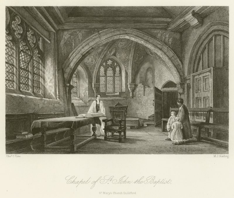 Capilla de San Juan Bautista, Iglesia de Santa María, Guildford de Charles Claude Pyne