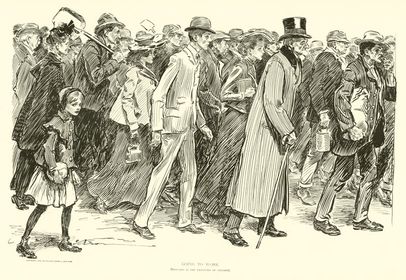 Gente Cotidiana de Charles Dana Gibson