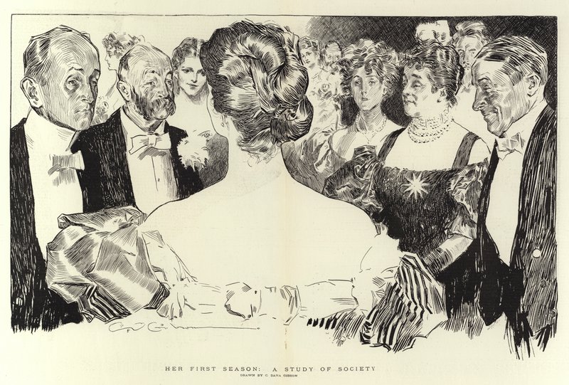 Su Primera Temporada, un Estudio de la Sociedad de Charles Dana Gibson