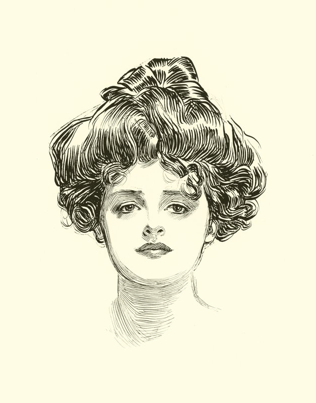 Ilustración para La Escalera Social de Charles Dana Gibson
