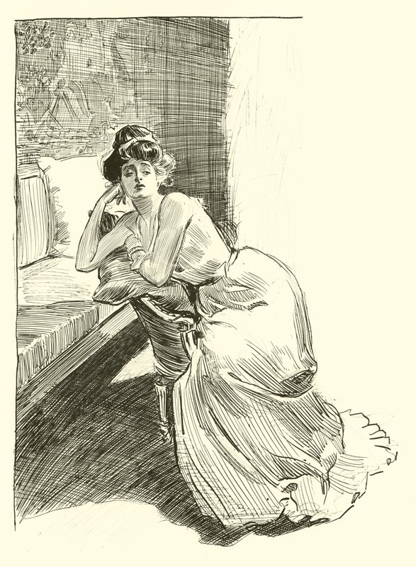 Ilustración para La Escalera Social de Charles Dana Gibson