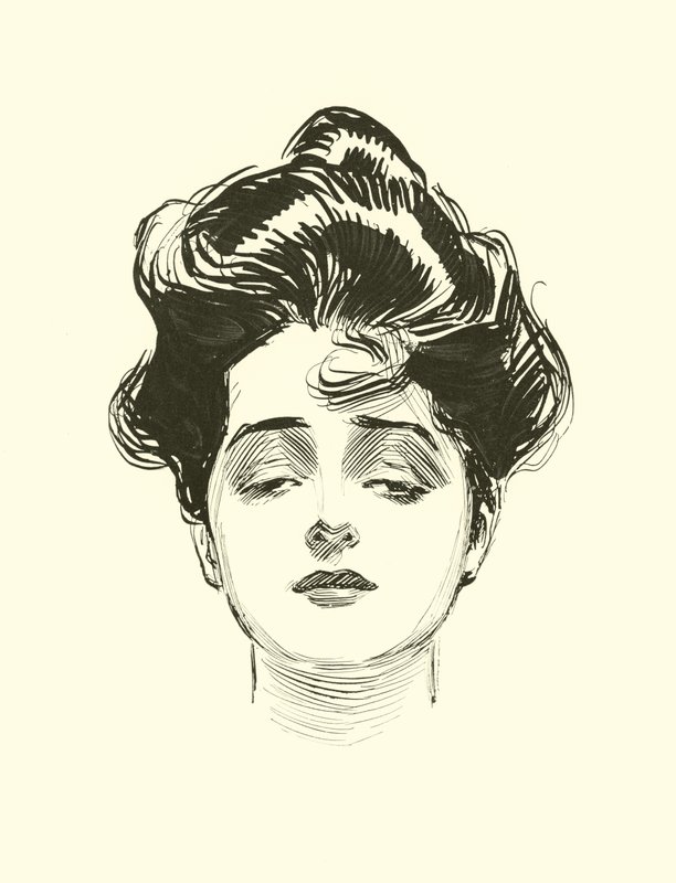 Ilustración para La Escalera Social de Charles Dana Gibson