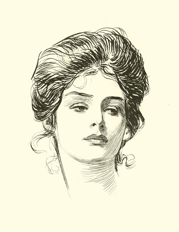 Ilustración para La Escalera Social de Charles Dana Gibson