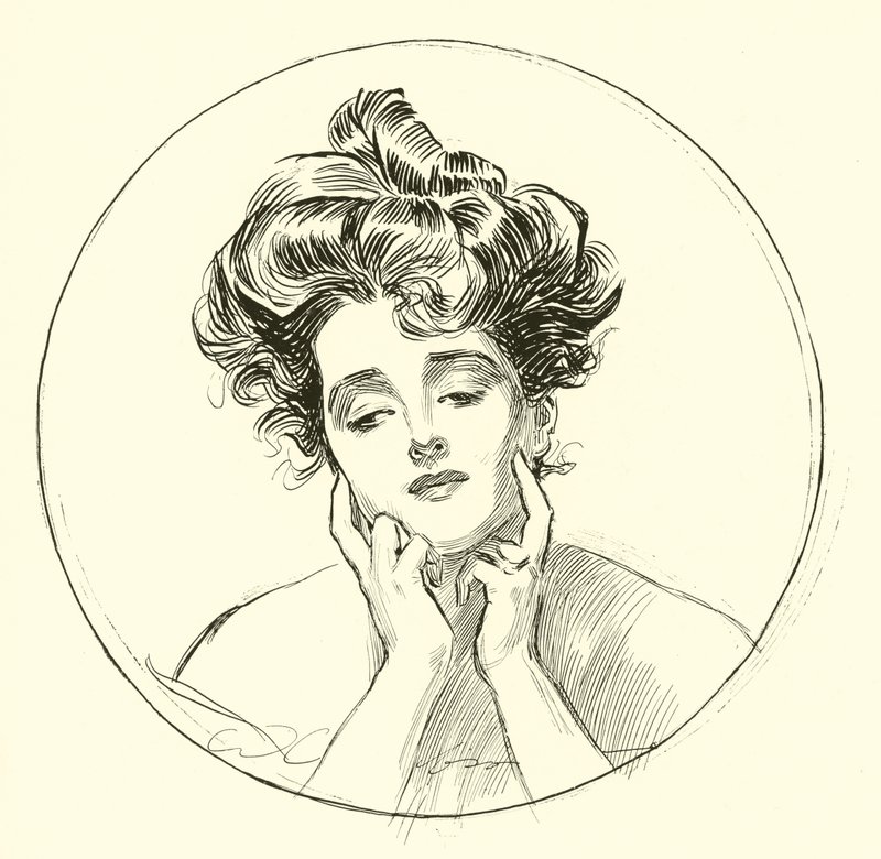 La hermosa viuda de Charles Dana Gibson