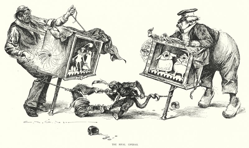 Las óperas rivales de Charles Dana Gibson