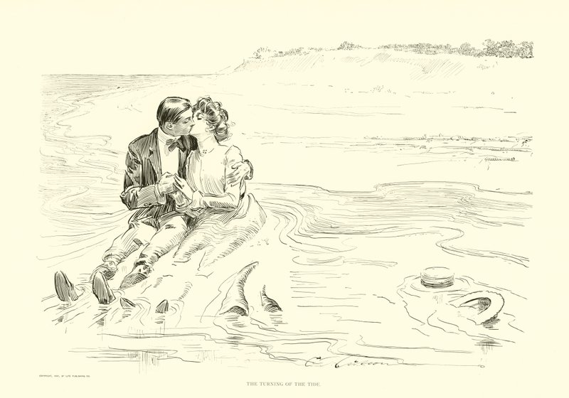 El cambio de la marea de Charles Dana Gibson