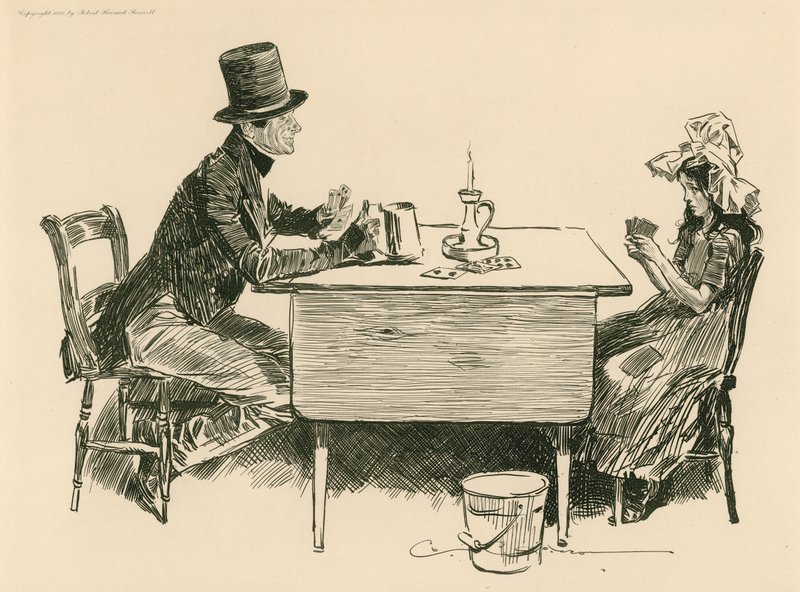 Tom Pinch y su hermana de Charles Dana Gibson