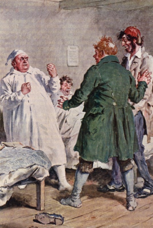 Ilustración para The Pickwick Papers de Charles Dickens (litografía en color) de Charles Edmund (after) Brock