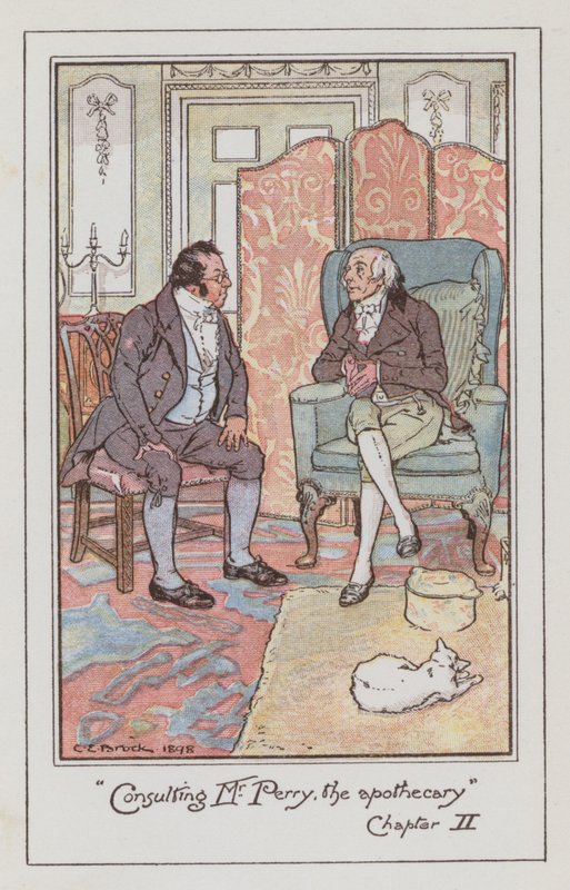 Ilustración para Emma de Jane Austen de Charles Edmund Brock