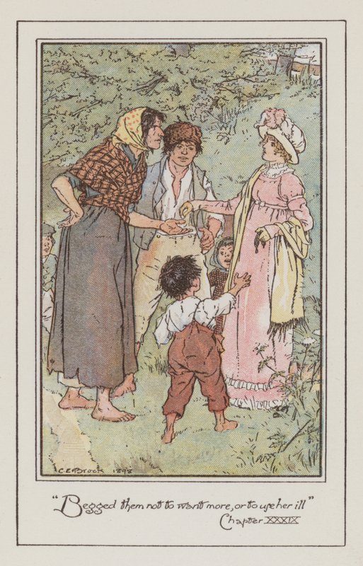 Ilustración para Emma de Jane Austen de Charles Edmund Brock