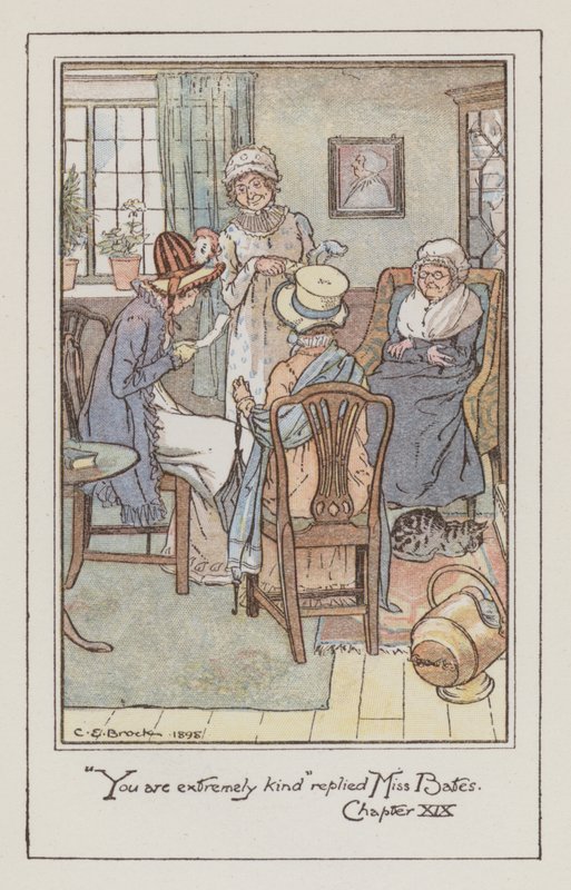 Ilustración para Emma de Jane Austen de Charles Edmund Brock