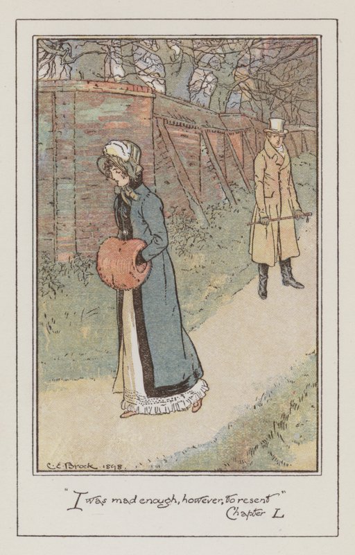 Ilustración para Emma de Jane Austen de Charles Edmund Brock