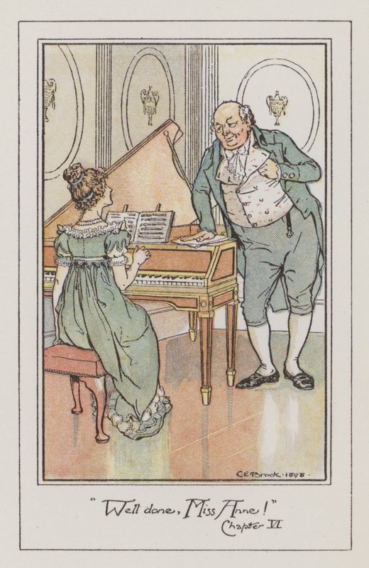 Ilustración para Persuasión de Charles Edmund Brock