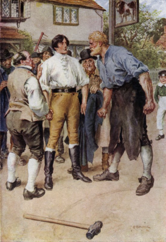 Ilustración para The Broad Highway a Romance of Kent de Charles Edmund Brock
